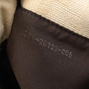 FENDI Zucca Canvas Mamma Baguette Shoulder Bag Ivory Silver Auth 207980A-12