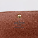 LOUIS VUITTON Monogram Graffiti Porte Monnaie Credit Khaki M92188 Auth 207981V-17