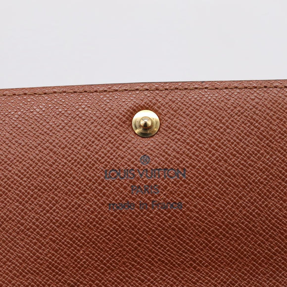 LOUIS VUITTON Monogram Graffiti Porte Monnaie Credit Khaki M92188 Auth 207981V