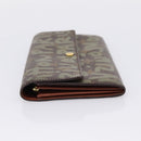 LOUIS VUITTON Monogram Graffiti Porte Monnaie Credit Khaki M92188 Auth 207981V-3