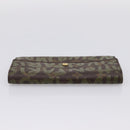 LOUIS VUITTON Monogram Graffiti Porte Monnaie Credit Khaki M92188 Auth 207981V-5