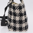 Miu Miu Hand Bag Pile 2way Black Gold Auth 207984A-4