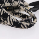 Miu Miu Hand Bag Pile 2way Black Gold Auth 207984A-7