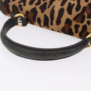 PRADA Hand Bag Harako leather 2way Beige Gold Auth 207985-8
