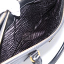 PRADA Galleria Hand Bag Saffiano leather 2way Black Gold Auth 207986V-31