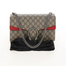 GUCCI GG Supreme Dionysus Chain Shoulder Bag PVC Beige 400249 Auth 207987V-29