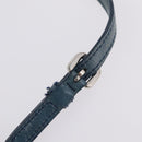 Miu Miu Matelasse Chain Shoulder Bag Vitellolux Blue Silver Auth 207991A-12
