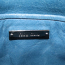 Miu Miu Matelasse Chain Shoulder Bag Vitellolux Blue Silver Auth 207991A-22