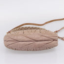 Miu Miu Hand Bag Vitellolux 2way Pink Gold Auth 207996-12