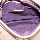 Miu Miu Hand Bag Vitellolux 2way Pink Gold Auth 207996-24