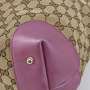GUCCI GG Canvas Shoulder Bag Beige Gold 269958 Auth 207998A-9