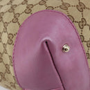 GUCCI GG Canvas Shoulder Bag Beige Gold 269958 Auth 207998A-14