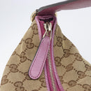 GUCCI GG Canvas Shoulder Bag Beige Gold 269958 Auth 207998A-18