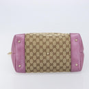 GUCCI GG Canvas Shoulder Bag Beige Gold 269958 Auth 207998A-5