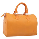 LOUIS VUITTON Epi Speedy 30 Hand Bag Orange Mandarin M5902H LV Auth 208001V-1