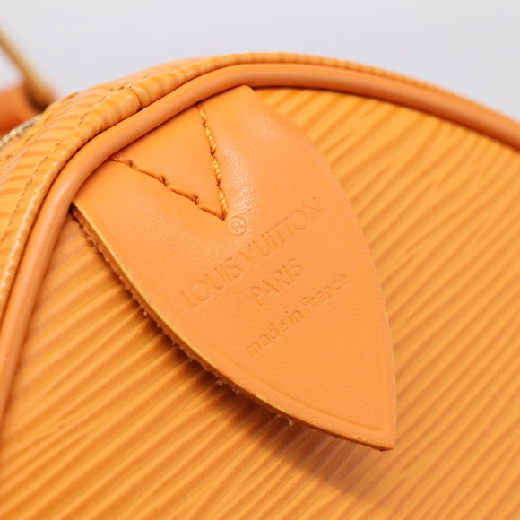 LOUIS VUITTON Epi Speedy 30 Hand Bag Orange Mandarin M5902H LV Auth 208001V