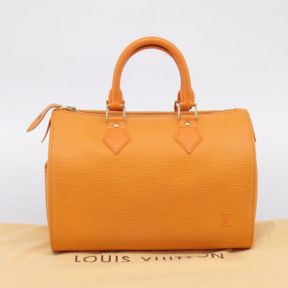 LOUIS VUITTON Epi Speedy 30 Hand Bag Orange Mandarin M5902H LV Auth 208001V