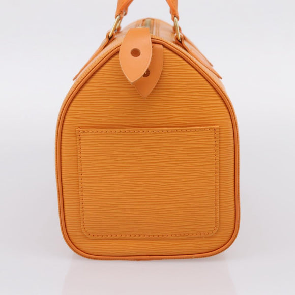 LOUIS VUITTON Epi Speedy 30 Hand Bag Orange Mandarin M5902H LV Auth 208001V