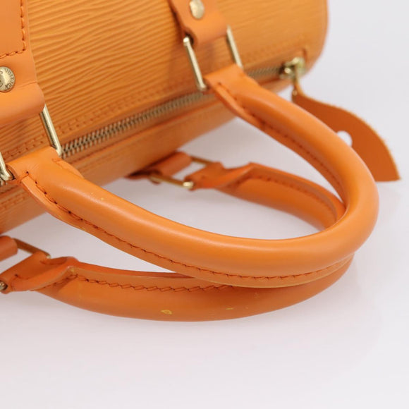 LOUIS VUITTON Epi Speedy 30 Hand Bag Orange Mandarin M5902H LV Auth 208001V