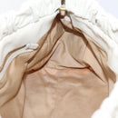 Miu Miu Hand Bag Vitellolux 2way White Gold Auth 208004M-21