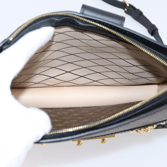 LOUIS VUITTON Monogram Reverse Trunk Clutch Bag M43596 LV Auth 208005SAM