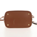 PRADA Panniers Hand Bag Raffia 2way Beige Gold Auth 208006M-12