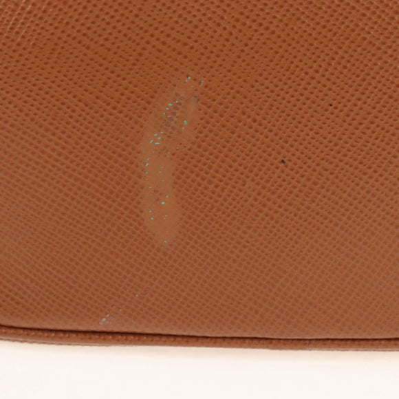 PRADA Panniers Hand Bag Raffia 2way Beige Gold Auth 208006M