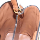 PRADA Panniers Hand Bag Raffia 2way Beige Gold Auth 208006M-24