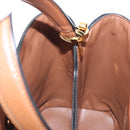 PRADA Panniers Hand Bag Raffia 2way Beige Gold Auth 208006M-25
