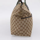 GUCCI GG Canvas Web Sherry Line Tote Bag Beige 155524 Auth 208012-4