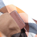 BURBERRY Nova Check Shoulder Bag Canvas Orange Gold Auth 208013V-22