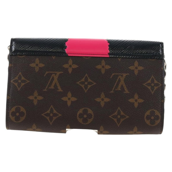 LOUIS VUITTON Yamamoto Hirosai Portefeuille Chain Bag M67256 LV Auth 208016SAM