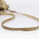 Miu Miu Hand Bag Vitellolux 2way Beige Gold Auth 208018A-10