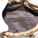Miu Miu Hand Bag Vitellolux 2way Beige Gold Auth 208018A-21