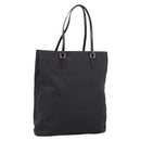 FENDI Zucchino Canvas Tote Bag Black Silver Auth 208019V-1