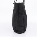 FENDI Zucchino Canvas Tote Bag Black Silver Auth 208019V-4