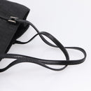 FENDI Zucchino Canvas Tote Bag Black Silver Auth 208019V-7