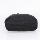 FENDI Zucchino Canvas Tote Bag Black Silver Auth 208019V-9