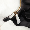 Miu Miu Hand Bag Leather 2way Ivory Gold Auth 208020A-26