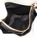 Miu Miu Hand Bag Leather 2way Ivory Gold Auth 208020A-27