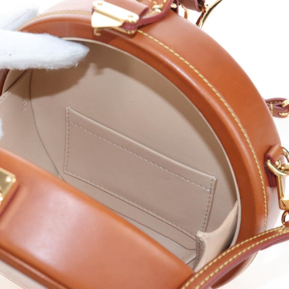 LOUIS VUITTON Catgram Petite Boite Chapeau Bag Brown M52972 LV Auth 208021SM