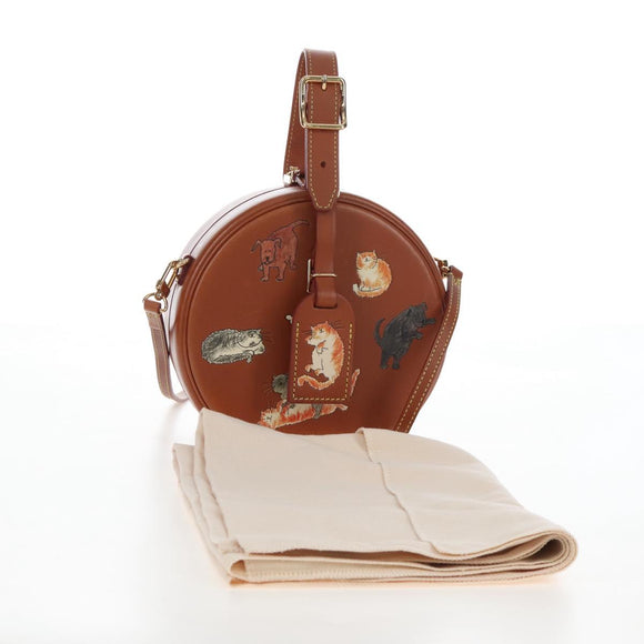 LOUIS VUITTON Catgram Petite Boite Chapeau Bag Brown M52972 LV Auth 208021SM