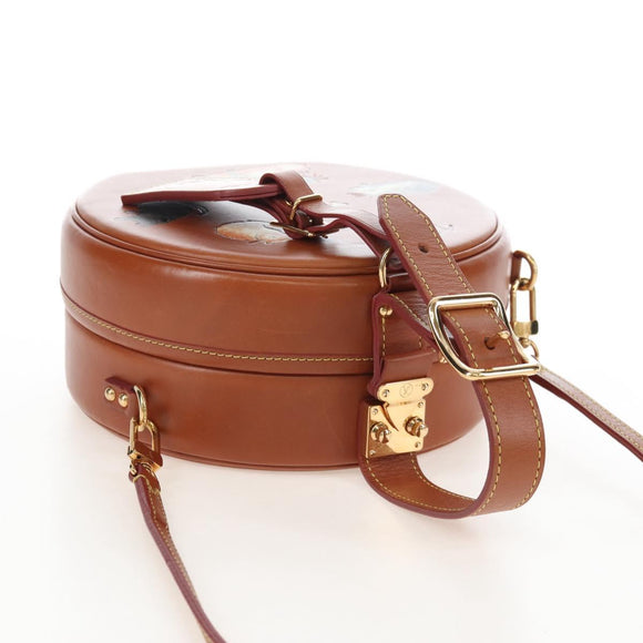 LOUIS VUITTON Catgram Petite Boite Chapeau Bag Brown M52972 LV Auth 208021SM