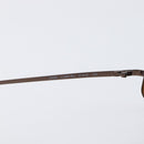CHANEL COCO Mark Sunglasses metal Brown CC Auth 208027M-14