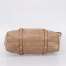 Miu Miu Hand Bag Vitellolux 2way Pink Gold Auth 208029A-5