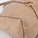 Miu Miu Hand Bag Vitellolux 2way Pink Gold Auth 208029A-17