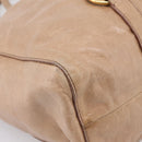 Miu Miu Hand Bag Vitellolux 2way Pink Gold Auth 208029A-19