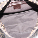 FENDI Zucca Canvas Mamma Baguette Shoulder Bag Brown Black 264260 Auth 208030-18