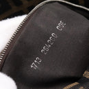 FENDI Zucca Canvas Mamma Baguette Shoulder Bag Brown Black 264260 Auth 208030-23