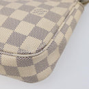 LOUIS VUITTON Damier Azur Pochette Accessoires Pouch N41207 LV Auth 208034A-10